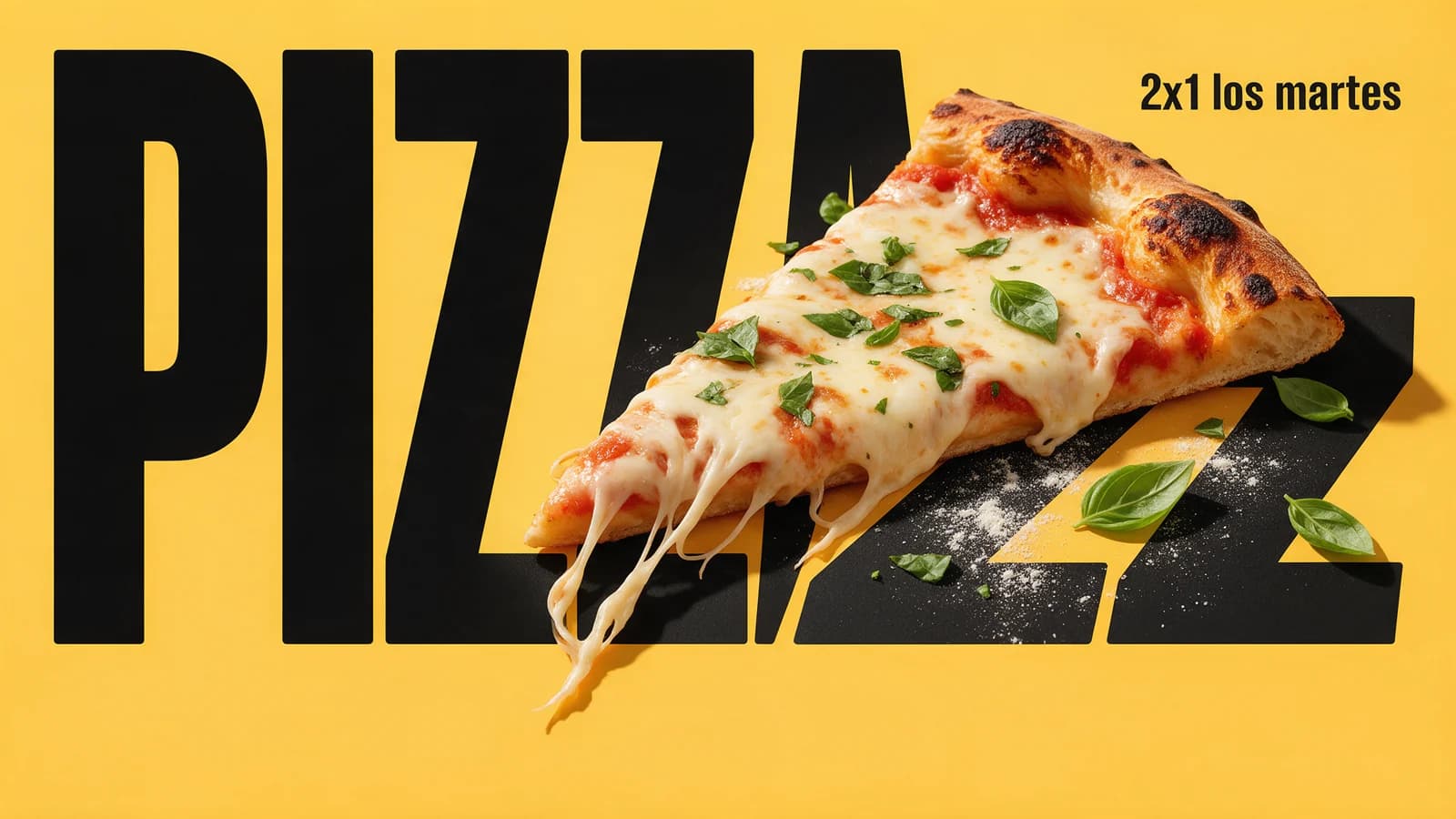 Pizza 2x1 los martes